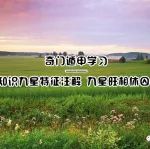 奇门遁甲学习奇门遁甲入门知识九星特征注解九星旺相休囚废定义